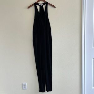 Black Sleeveless Jumpsuit